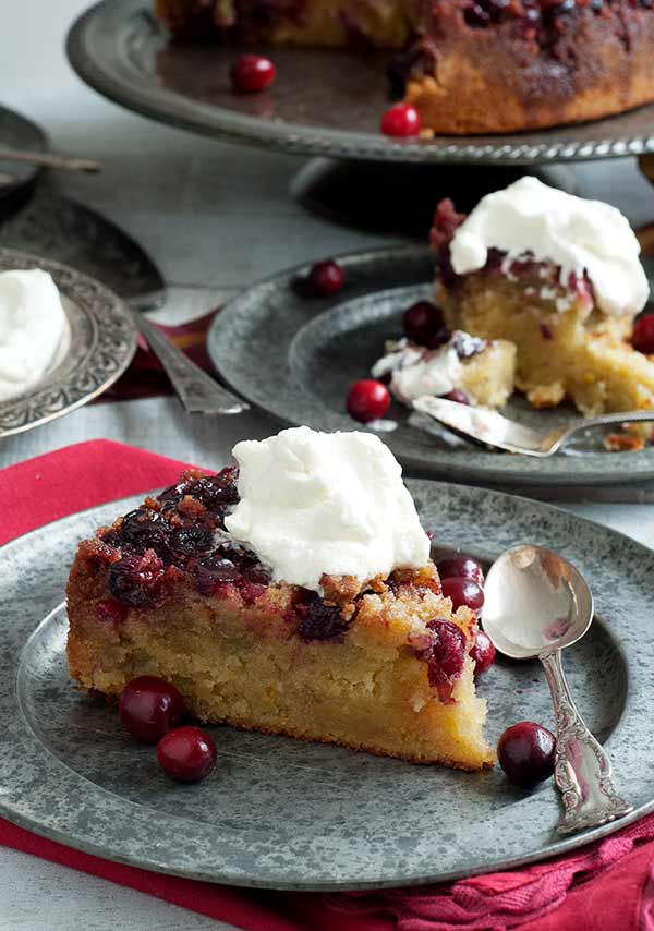 Gluten Free Cranberry Upside Down Cake recipe