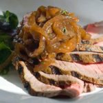 Gluten free London Broil with Onion Marmalade