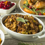 Homemade Organic Thanksgiving Stuffing with Sage Herbs