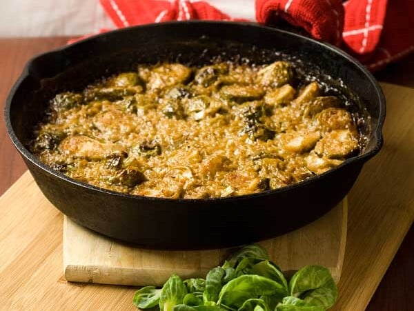 Gluten Free Dairy Free Creamy Brussel Sprouts Recipe