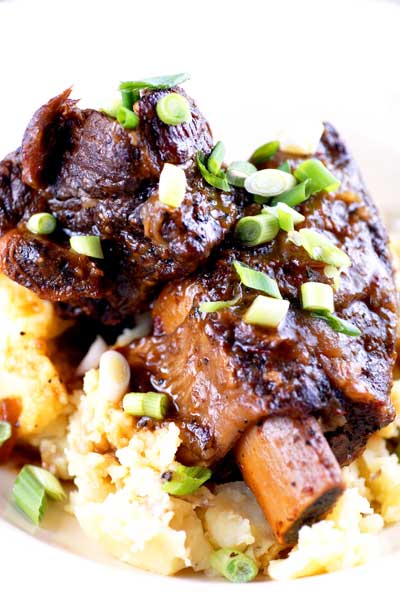 Gluten Free Braised Short Ribs with Smashed Potatoes Recipe