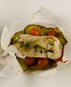 Gluten Free Sea Bass & Potatoes en Papillote Recipe