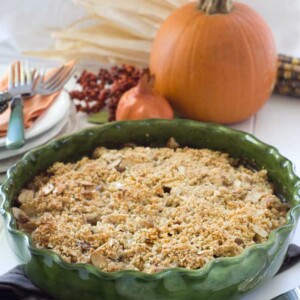 Gluten Free Pear Cranberry Almond Crumble Recipe
