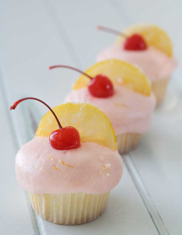 Gluten Free Pink Lemon Aid Cupcakes