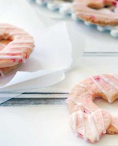 Gluten Free Iced Cherry Ring Cookies Recipe