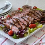 gluten free grilled steak and salad recipe
