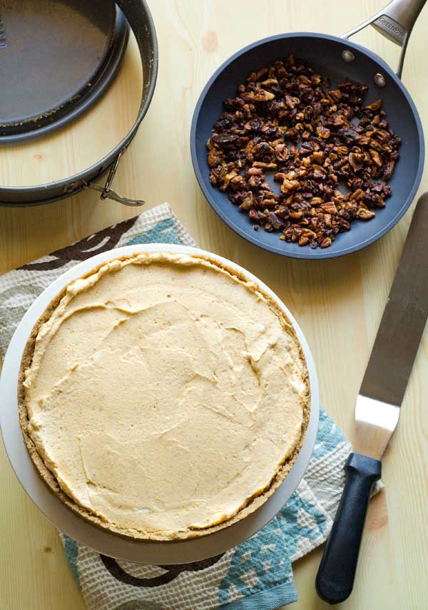 gluten free recipes no bake pumpkin praline cheesecake