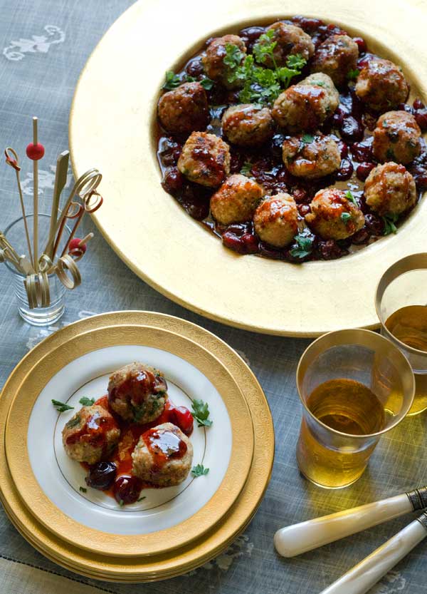 Gluten Free Recipes | Turkey Meatballs with Orange Cranberry Gravy