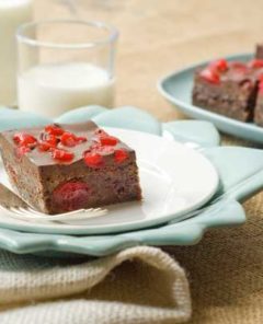 Gluten Free Recipes   Chocolate Covered Cherry Brownies