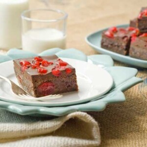 Gluten Free Recipes   Chocolate Covered Cherry Brownies