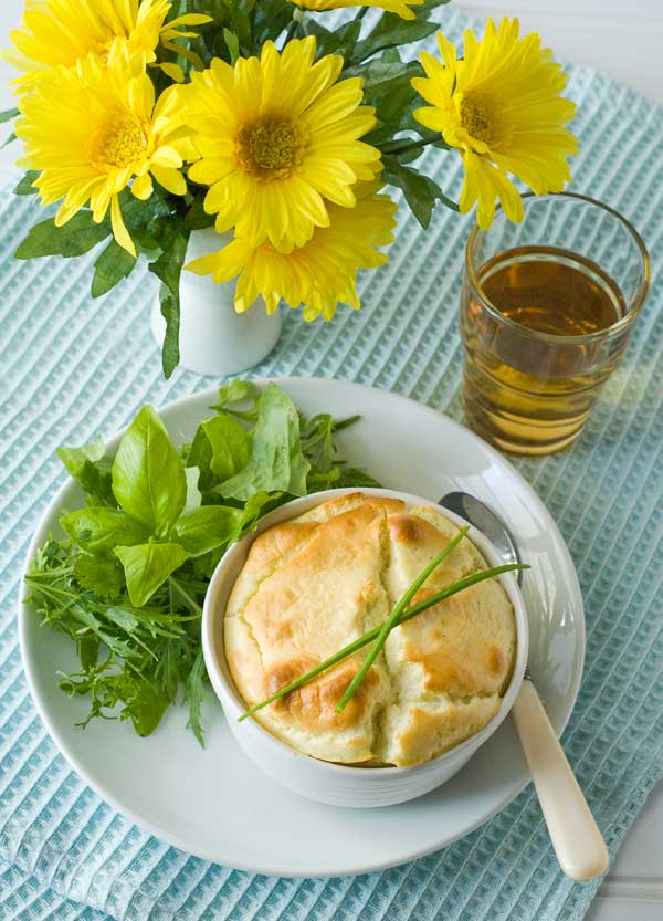 Gluten Free Miracle Herb & Cheese Souffles