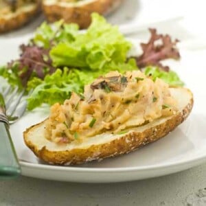 Gluten Free Horseradish Twice Baked Potatoes