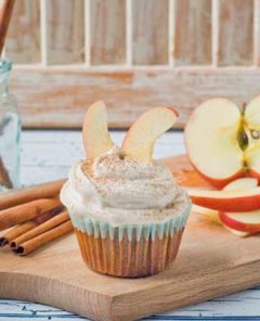 Gluten Free Sugar Free Cinnamon Apple Cupcakes