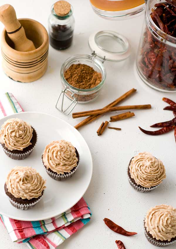 Gluten Free Vegan Mexican Chocolate Cupcakes Recipe