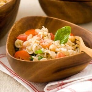 Gluten Free Dairy Free Summer Minestrone Salad