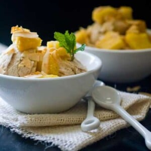 Gluten Free Pina Coladas Sundaes