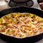 Gluten Free Fig and Goat Cheese Frittata