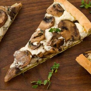 Gluten Free Easy Mushroom Tart