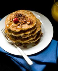 Gluten Free Granola Pancakes Recipe