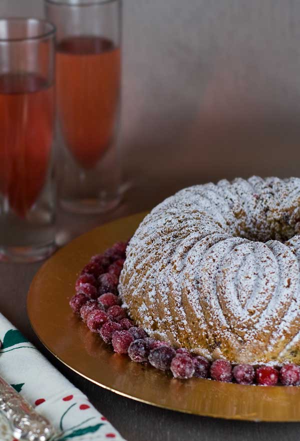 Gluten Free Almond Cranberry Bundt Cake Recipe
