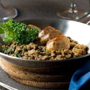 Gluten Free Lnntil and Sausage Recipe
