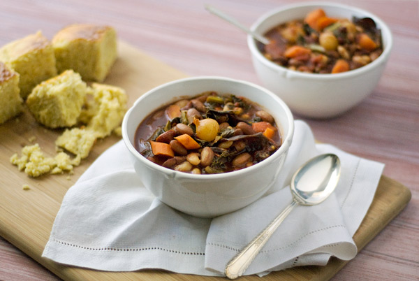Gluten Free Southern Style Bean and Kale Soup