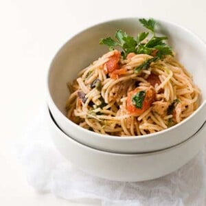Gluten Free Tuna Puttanesca