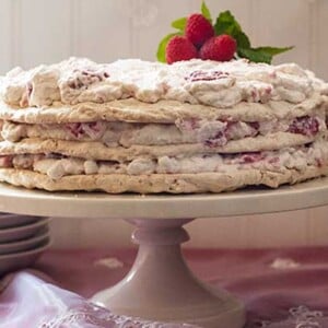 Gluten Free Raspberry Dacquoise