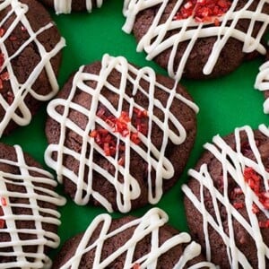 Gluten Free Triple Chocolate Cherry Cookies