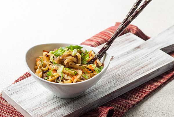 Gluten Free Mongolian Shitaki Noodles Recipe