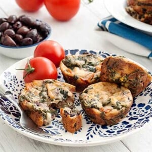 Gluten Free Greek Mini Quiche Recipe