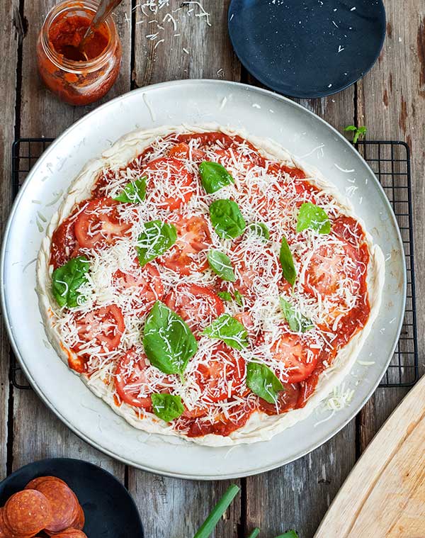 Gluten Free Pizza Dough Recipe - Easy Step by Step Image