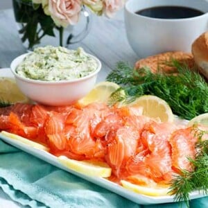 Gluten Free Gravlax and Homemade Butter