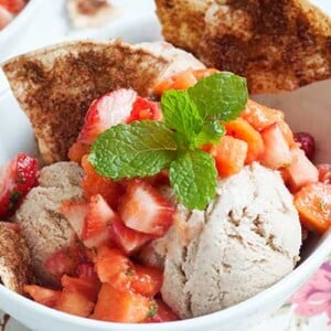 Gluten Free Dessert Chips and Salsa
