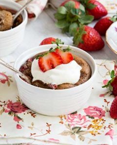 Gluten Free Sunbutter Strawberry Pudding