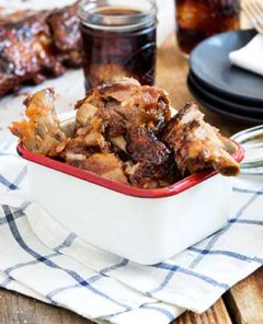 Gluten Free Sweet & Spicy Honey Lacquered Ribs