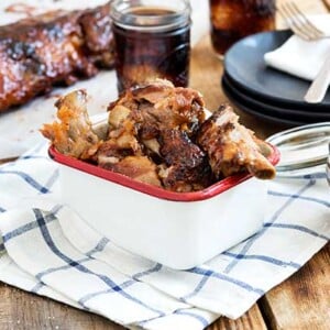 Gluten Free Sweet & Spicy Honey Lacquered Ribs