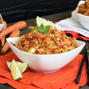 Gluten Free Chicken Satay Noodles