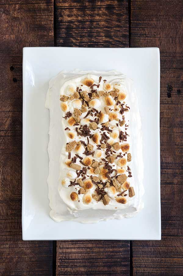 Gluten Free S'mores Ice Box Cake Recipe