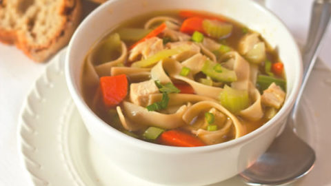 Almost Homemade Gluten-Free Chicken Noodle Soup