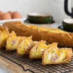 A quick and easy gluten free egg stuffed baguette recipe