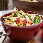 A hearty coleslaw packed with Asian flavor and vegetables