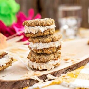 Gluten Free Pina Colada Ice Cream Sandwiches