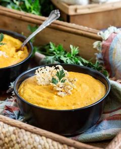 Roasted Carrot and Quinoa Soup