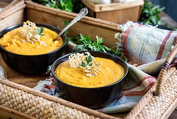 Roasted Carrot and Quinoa Soup