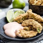 Gluten Free recipe for Avocado Fries with spicy mayo