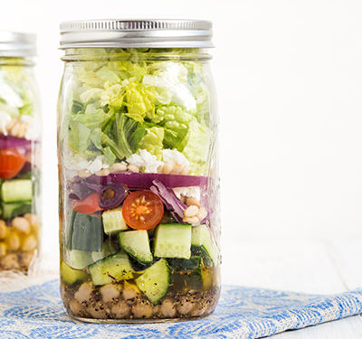 Greek Salad Mason Jars  The Nutritionist Reviews