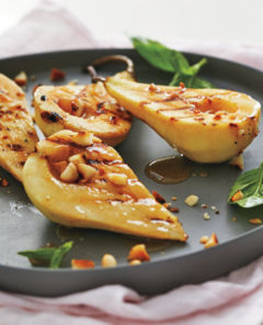 Grilled Bosc Pears with Cardamom Glaze c Lauren Volo.jpg