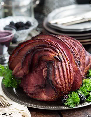 Gluten Free Kentucky Blackberry Bourbon Ham
