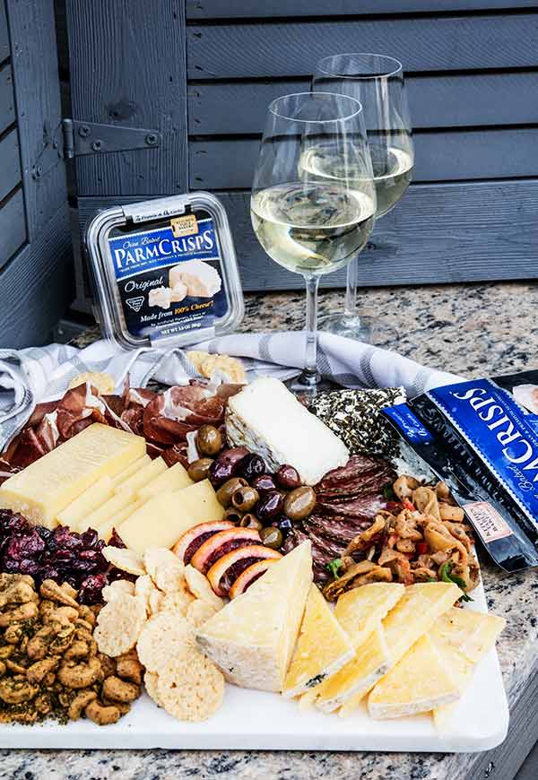 ParmCrisps Cheese Plate with Wine.jpg